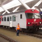  Während wir in Salzburg Hbf auf unseren Zug warteten....