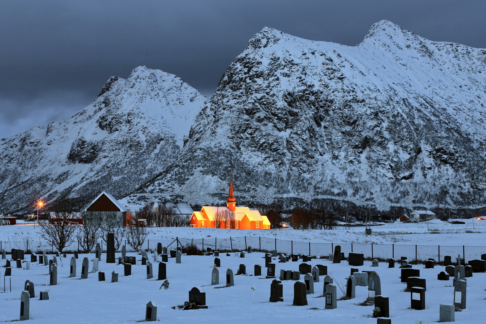 Wärme am kalten Winterabend