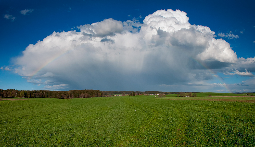 Wärmegewitter über Aufhofen