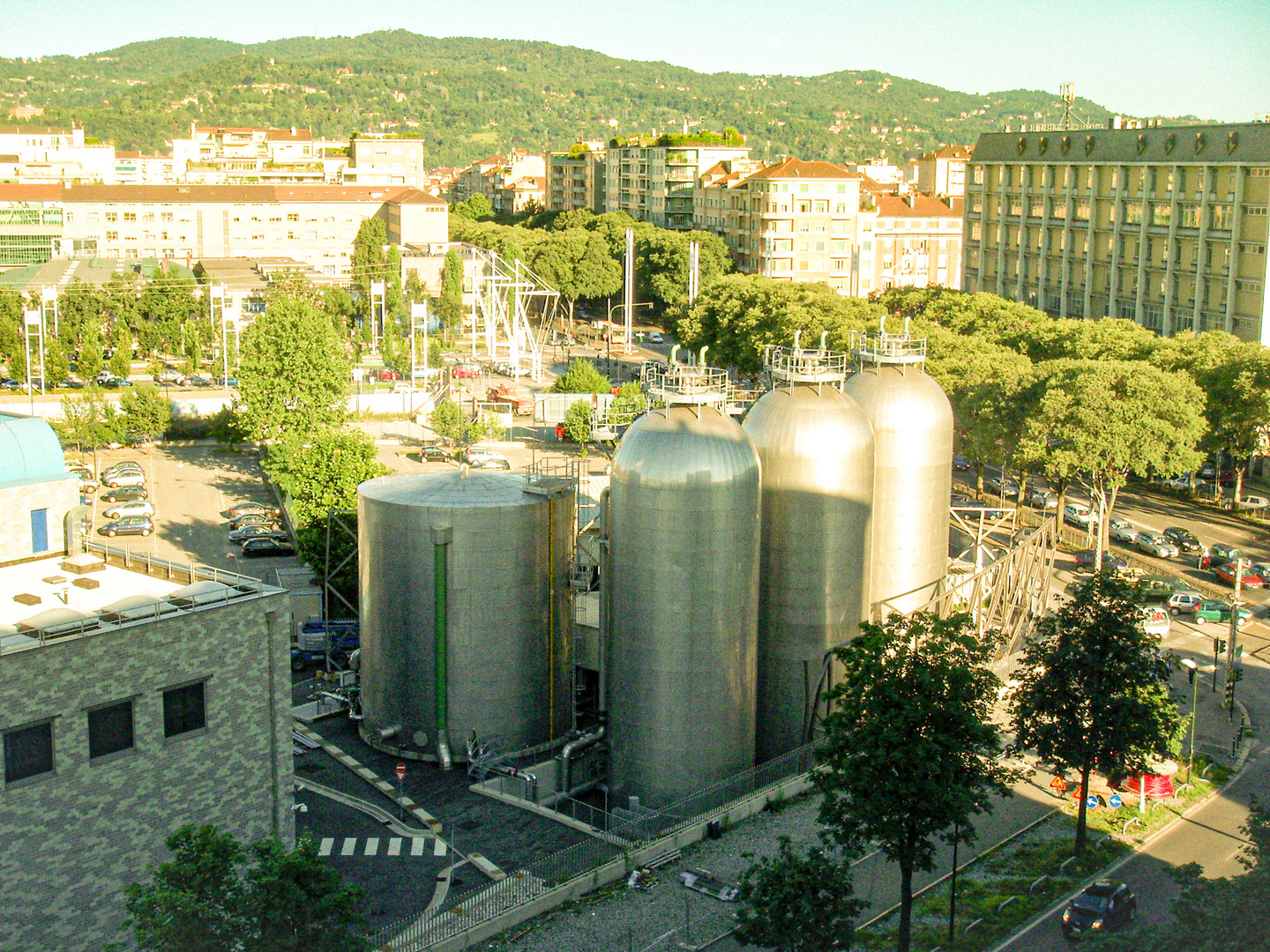 Wärmekraftwerk der Polytechnischen Universität Turin.