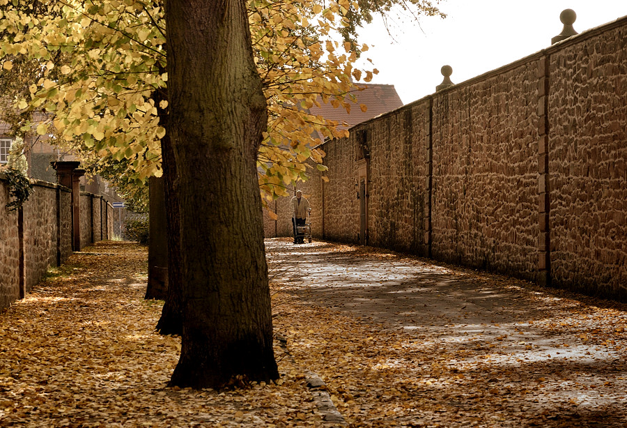 wärmende Herbstsonne