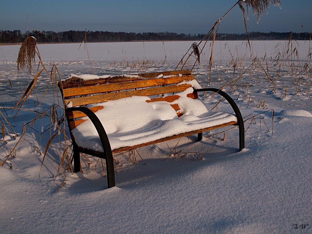 wärmende Strahlen in einer eiskalten Ruhe