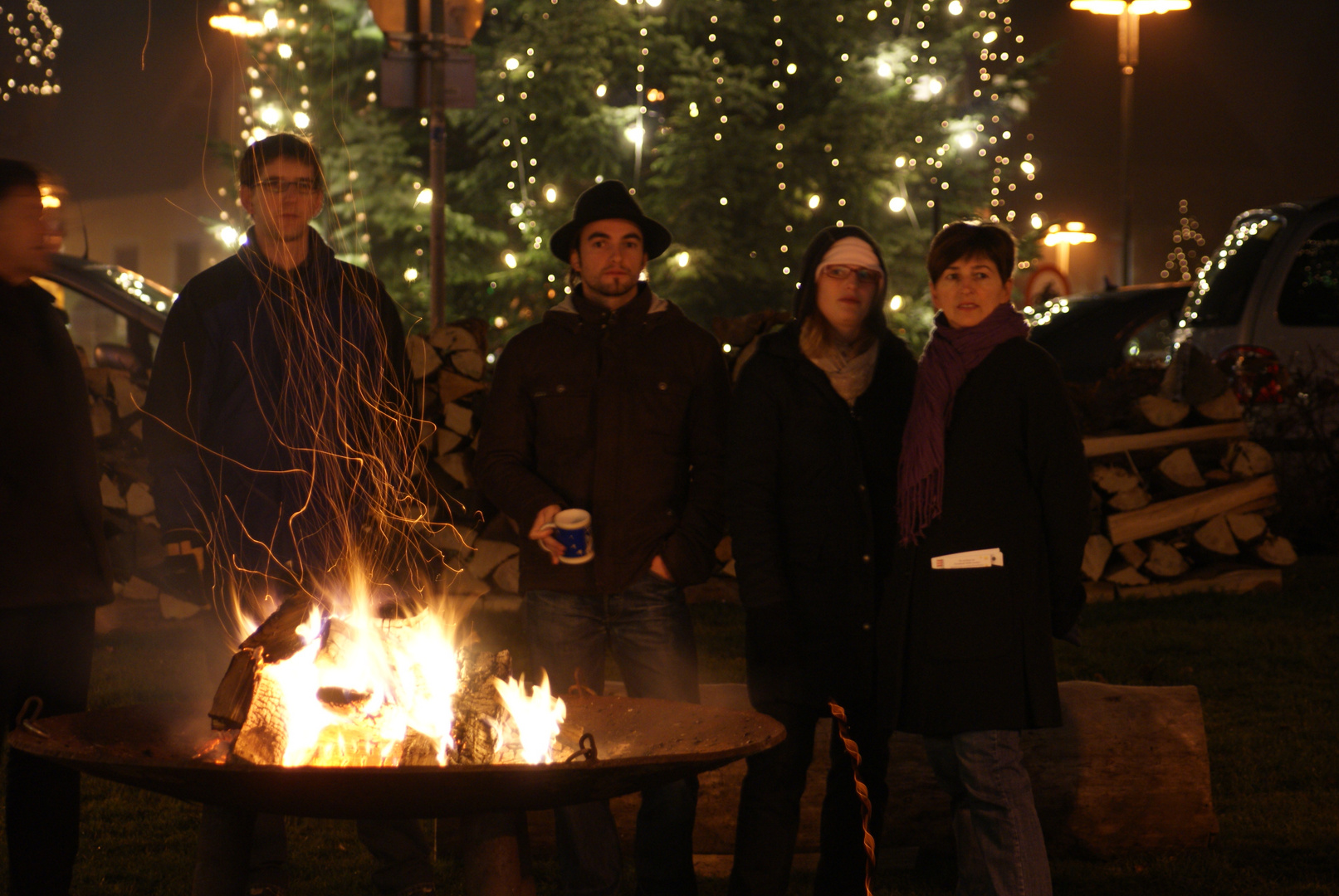 Wärmendes Lagerfeuer