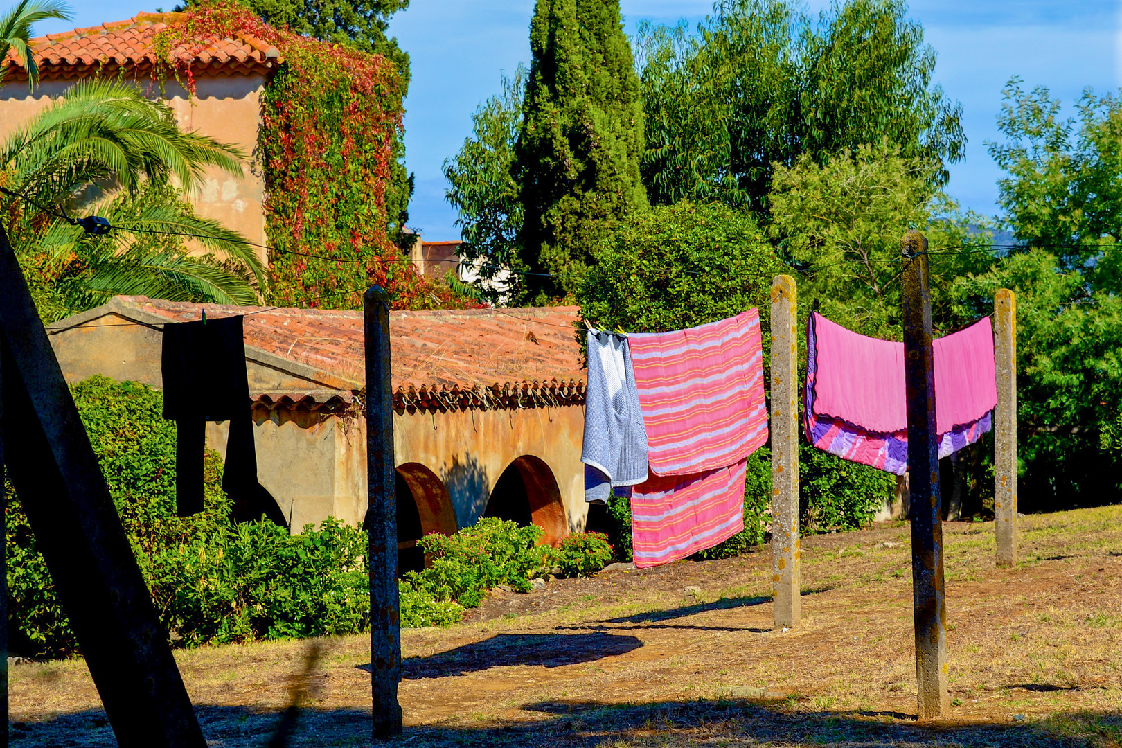 Wäsche in Saint-Tropez