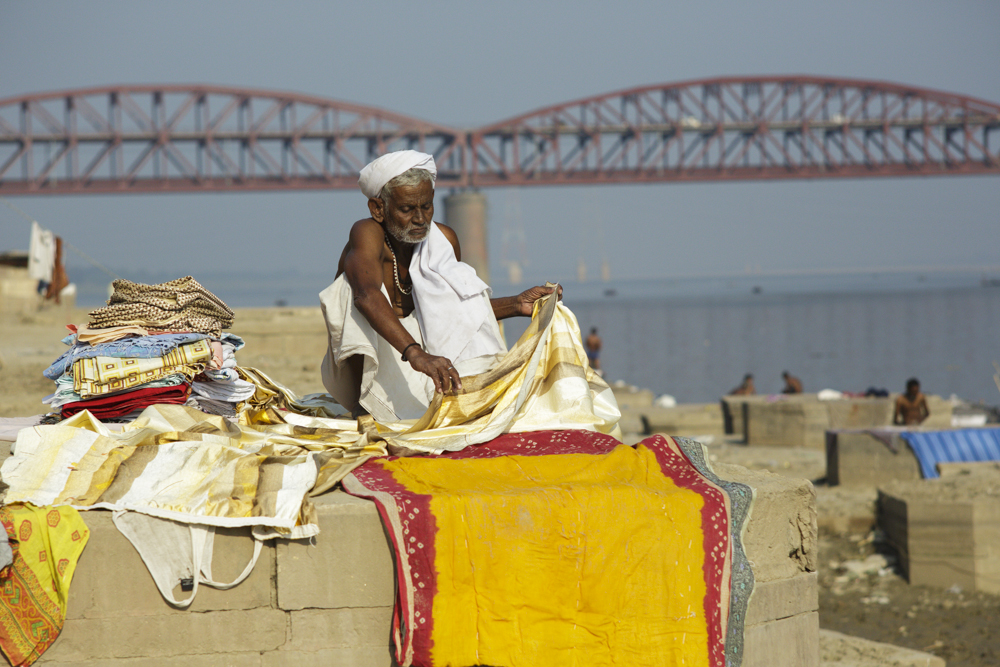 Wäscher am Ganges