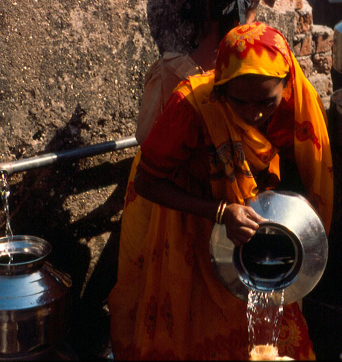 Wäscherei in Bombay, Indien