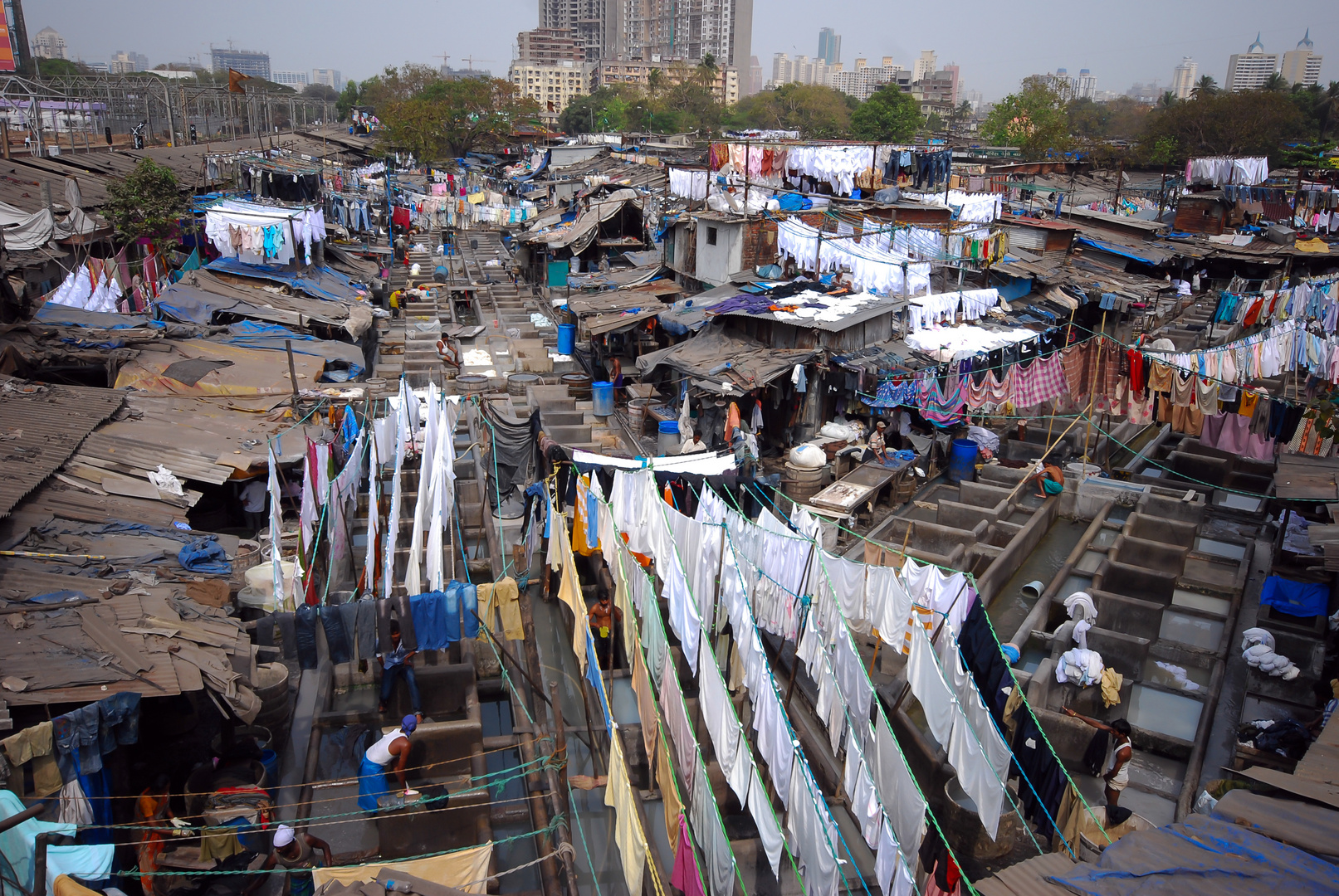 Wäscherei in Mumbai- Indien