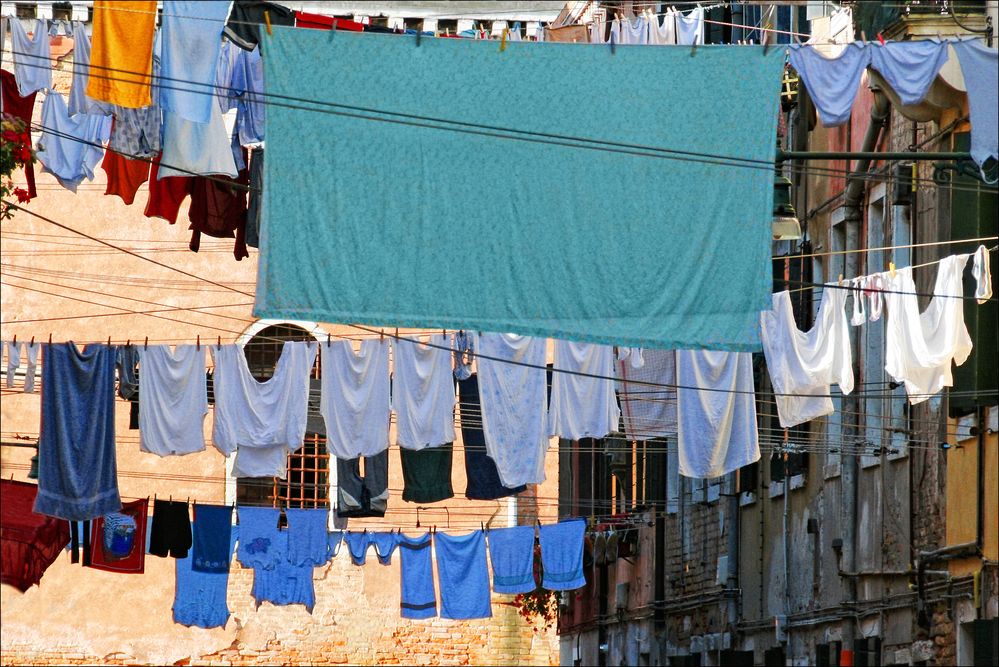 Wäschetrocknen in Venedig