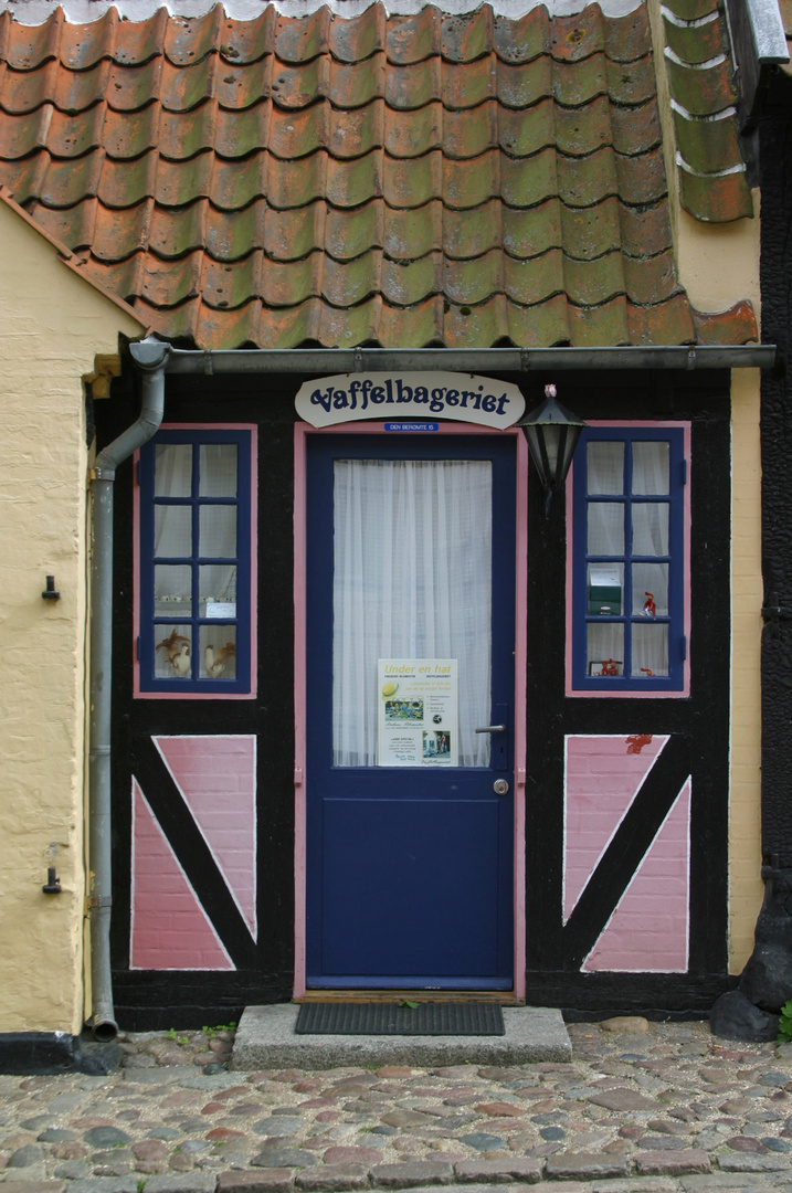 Waffelbäckerei und Eisladen in Marstal / DK