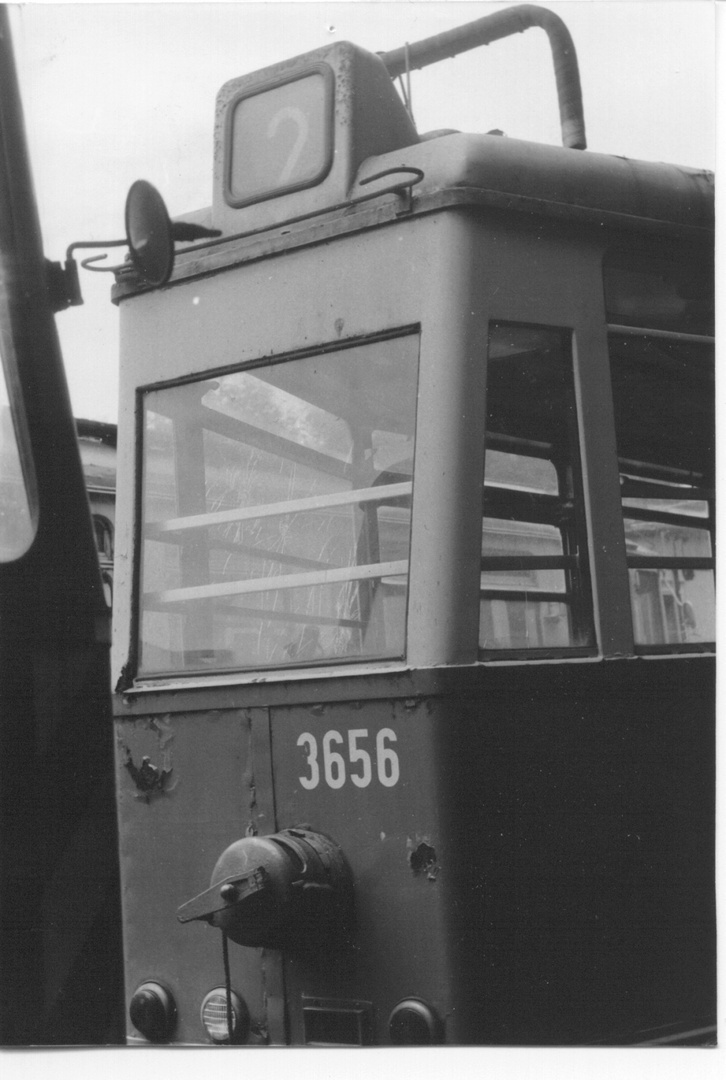 Wagen 3656 der Hamburger Straßenbahn