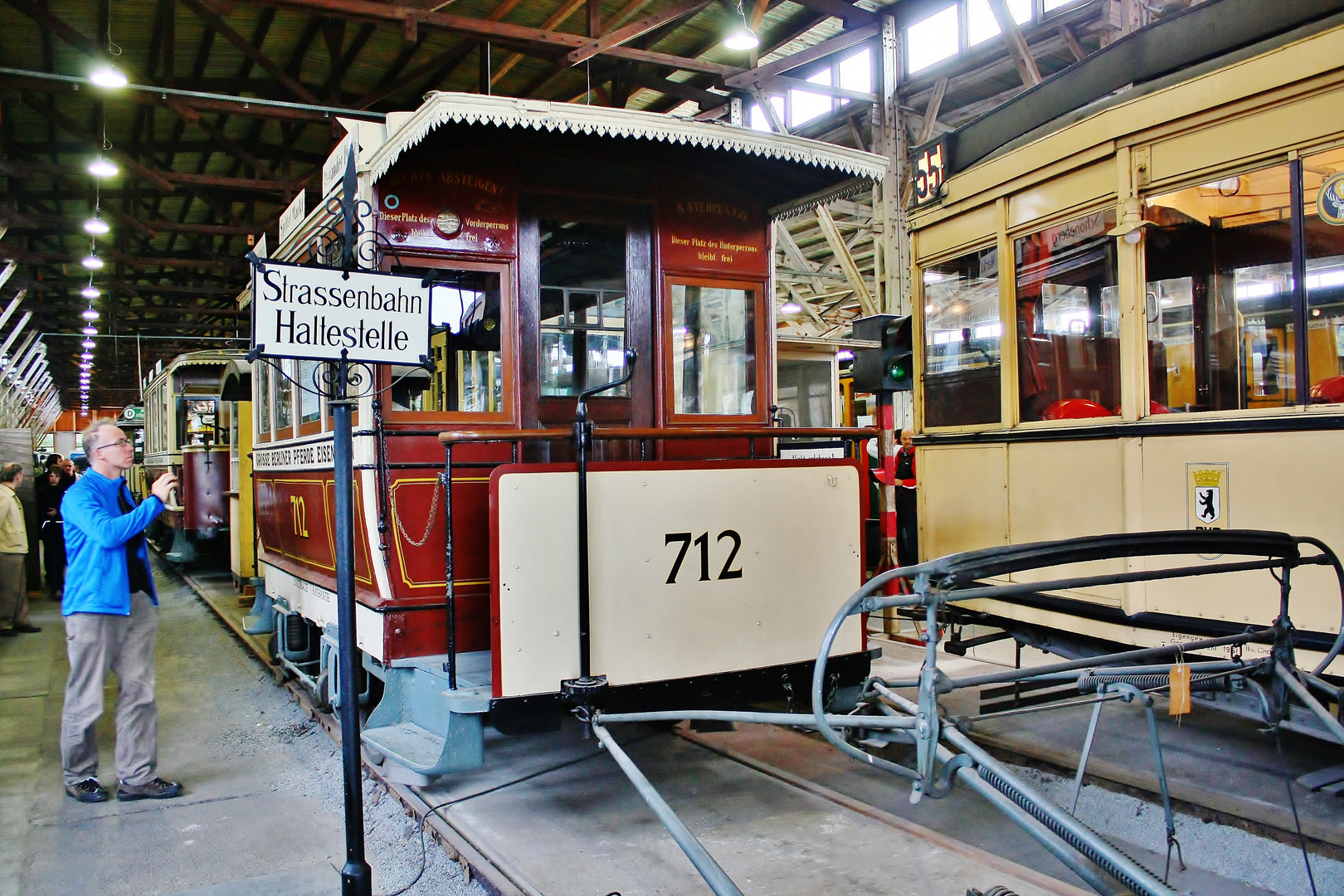 Wagen 712 der Großen Berliner Pferde Eisenbahn 