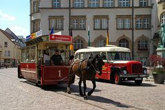 Wagen der Döbelner Straßenbahn AG