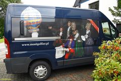 Wagen des polnischen Montgolfier - Ballonteams