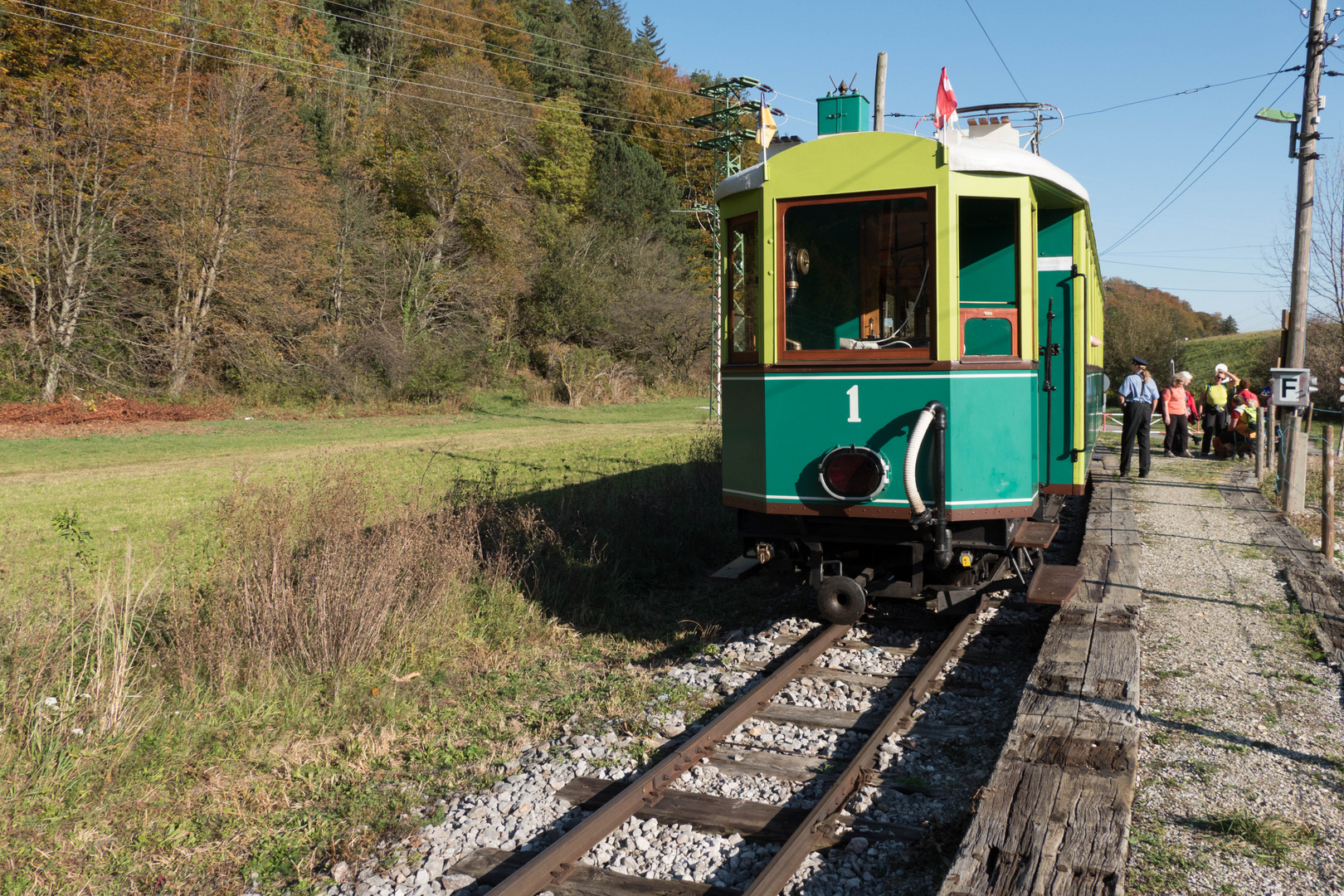 Wagen Nr. 1 der Höllentalbahn.