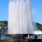 Wagenbachbrunnen vor dem KKL ...