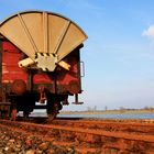 Waggon am Rhein