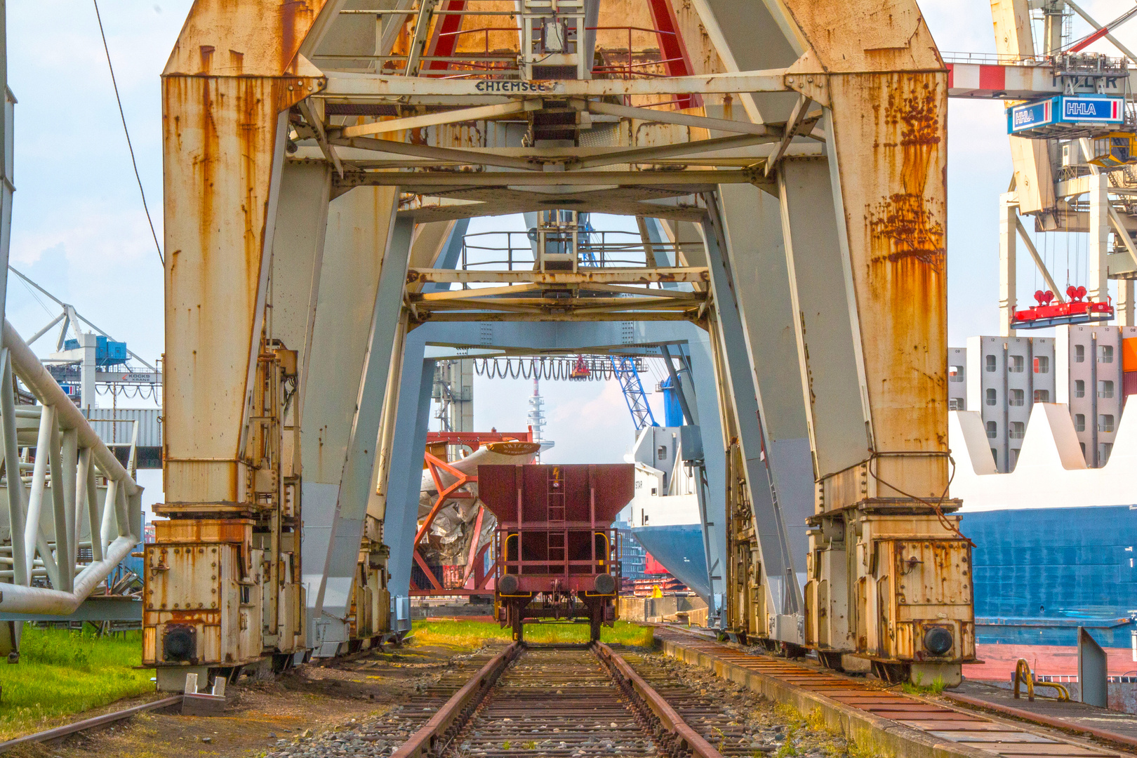 Waggon im Museumshafen