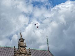 Waghalsiger Freizeitsport 