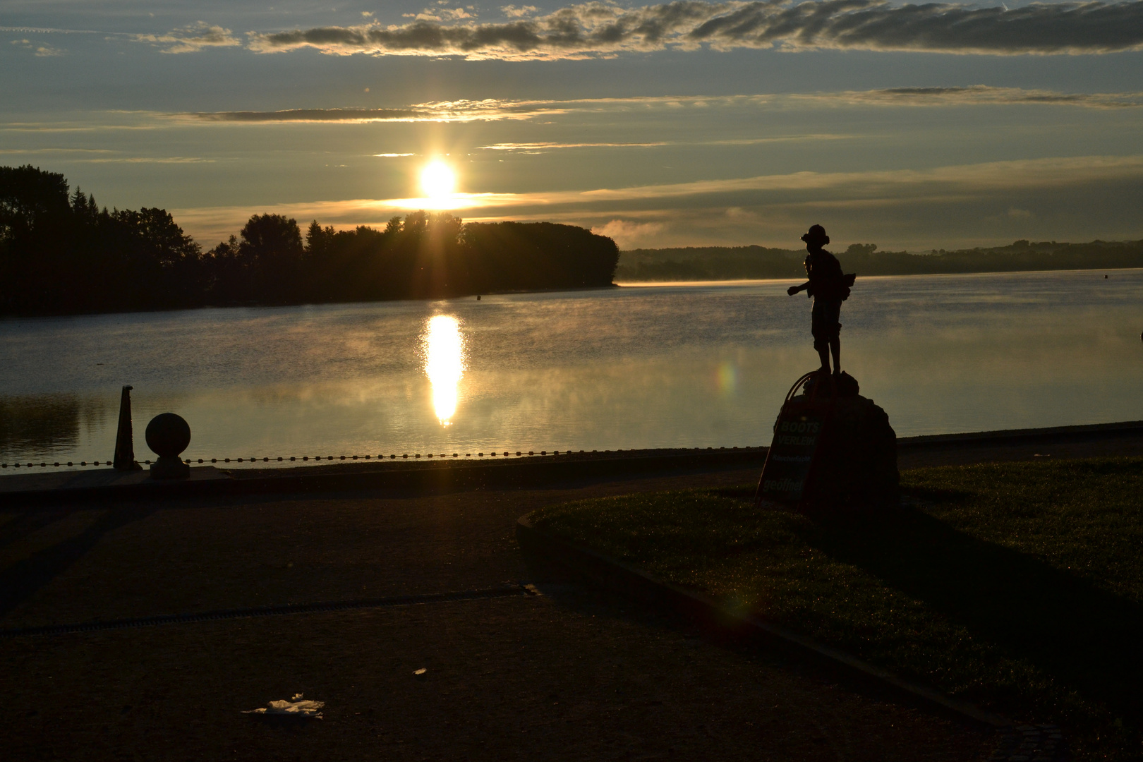 Waging am See Sonnenaufgang