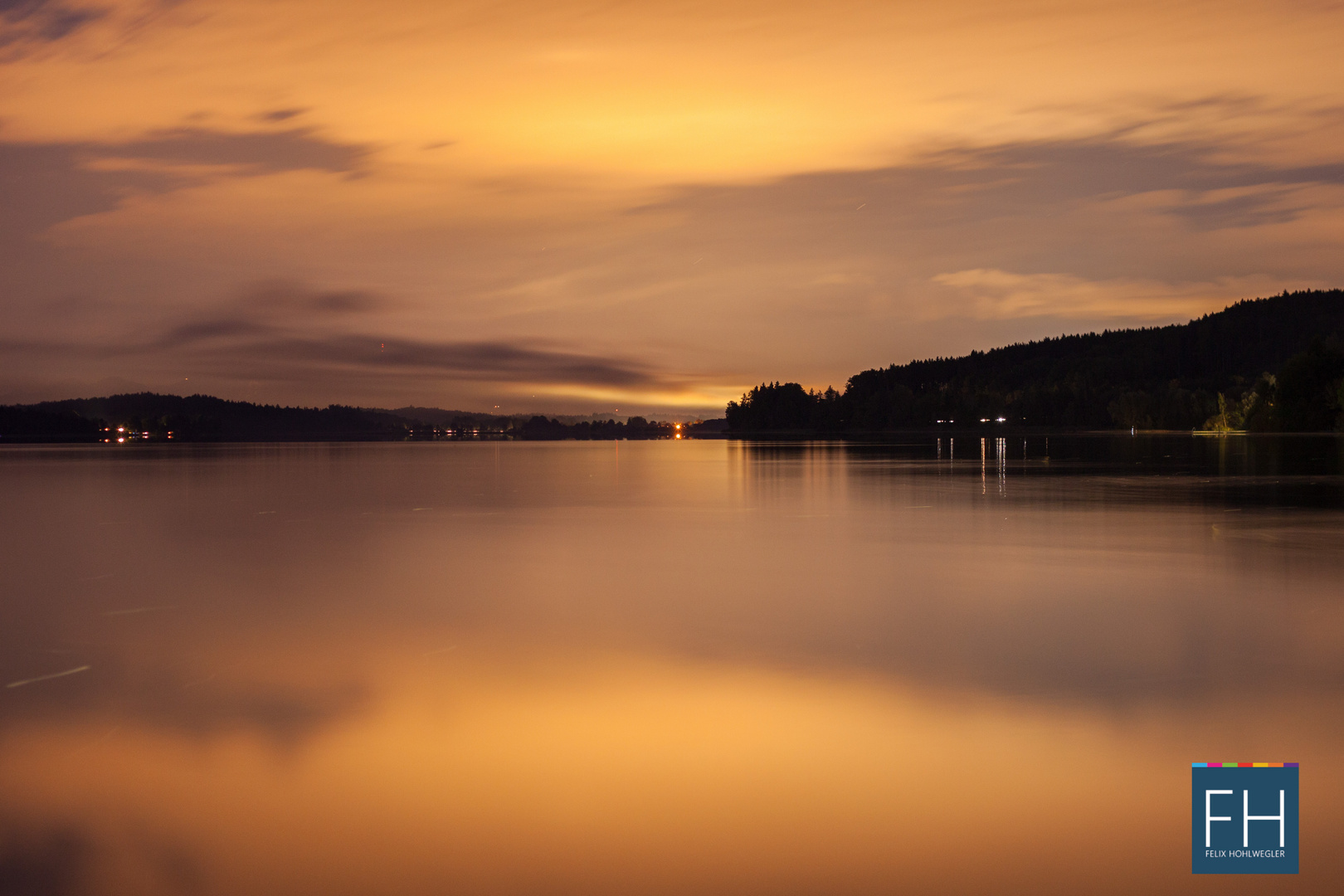 Waginger See bei Nacht