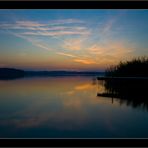 Waginger See in den Abendfarben