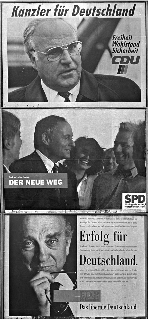 Wahlkampf - Bundestagswahl 1990