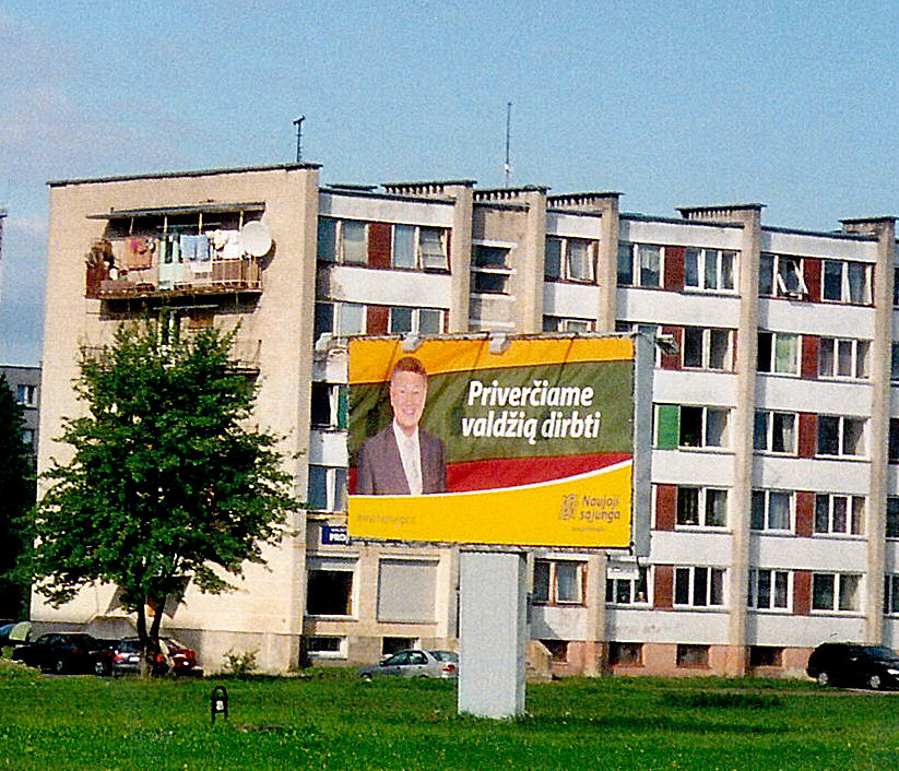 Wahlkampf in Litauen 2008