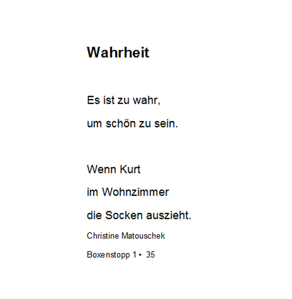 Wahrheit BS 1 - 35