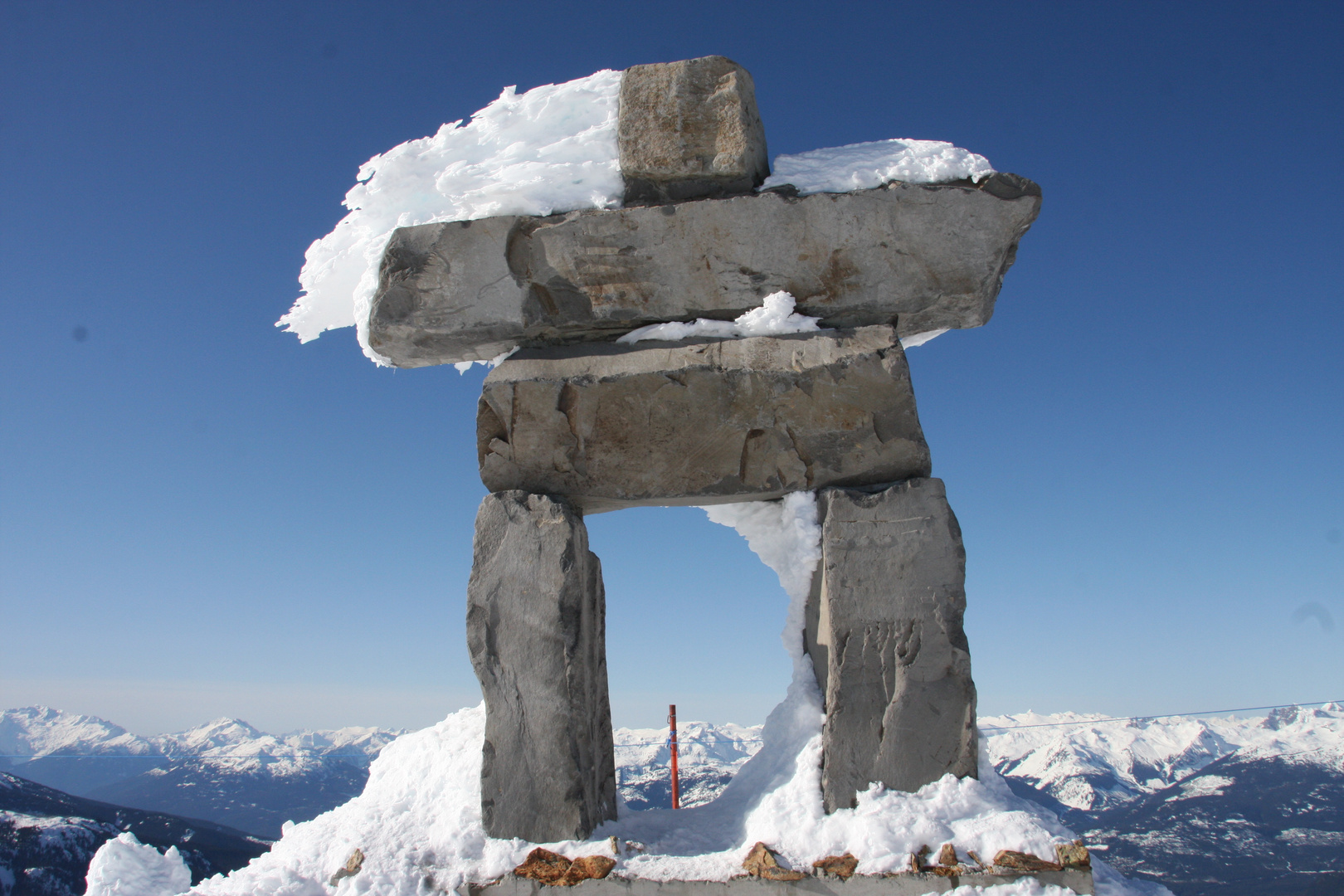 Wahrzeichen der Olympischen Spiele in Vancouver/Whistler