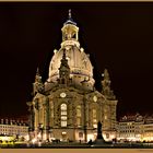 Wahrzeichen Dresden bei Nacht