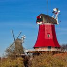 Wahrzeichen von Greetsiel - Die Zwillingsmühlen 