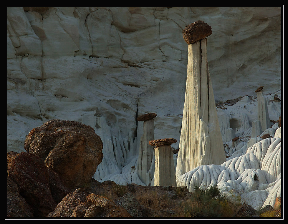 wahweap hoodoos im frueher morgenlicht