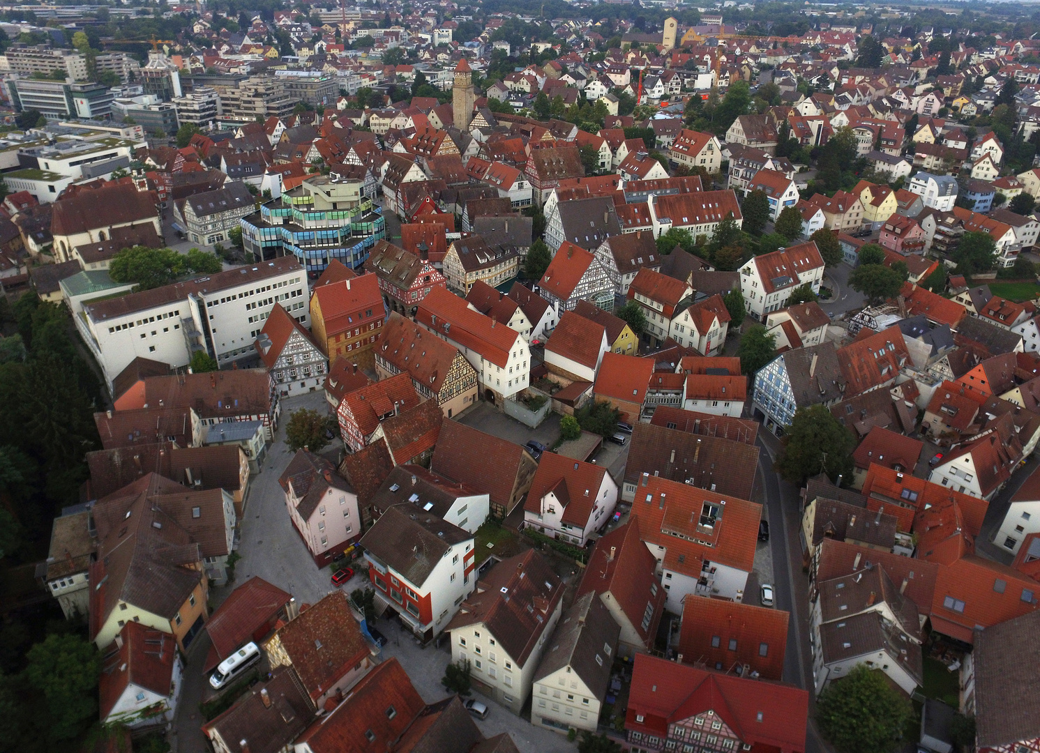 Waiblingen von oben