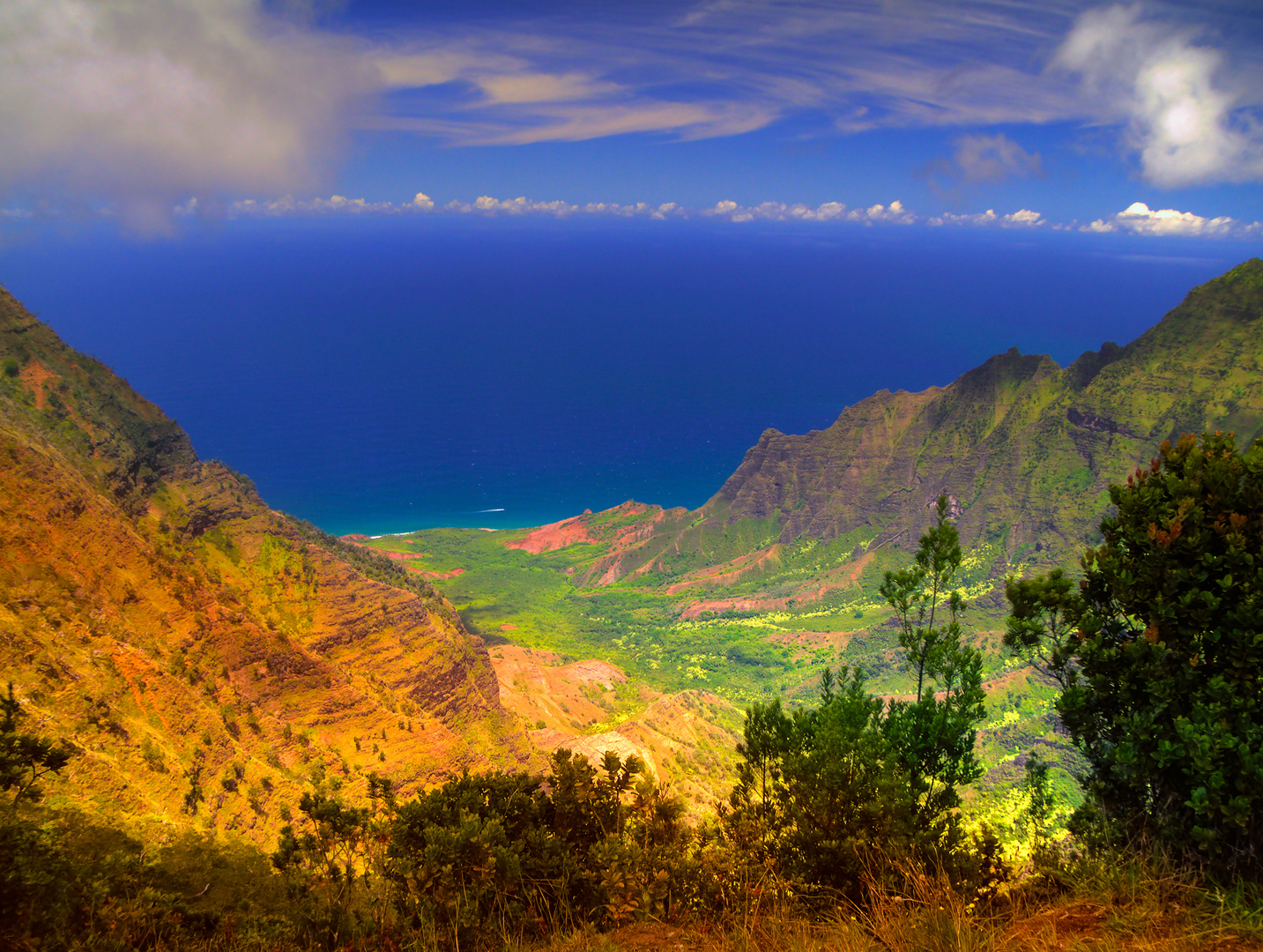 Waimea_Canyan auf Hawaii (Insel Kauai)