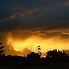 Waipu Cove bei abziehenden Gewitter