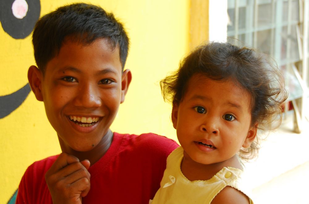 Waisenkinder in Siam Reap, Cambodia