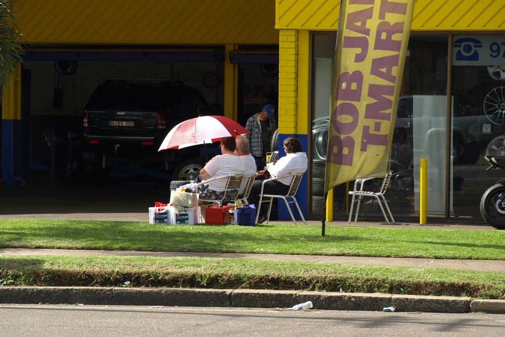 waiting at the mechanics in Sydney