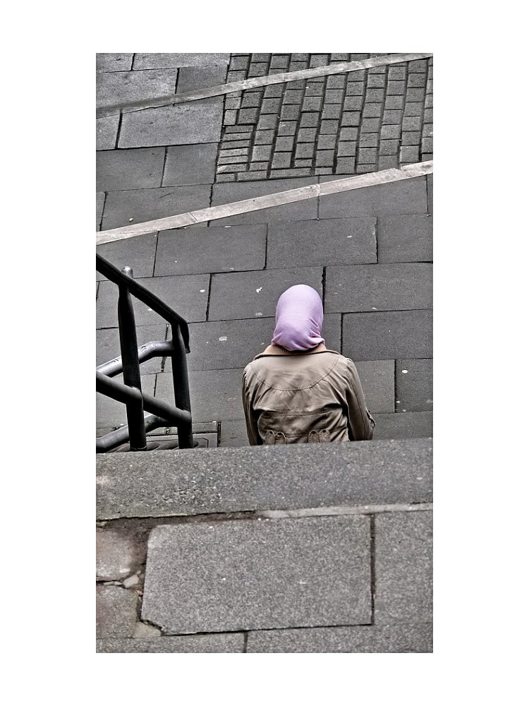 Waiting (bottom of the Hammersteiner stairway)