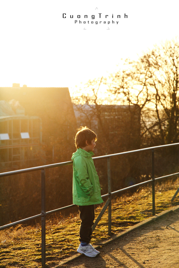 Waiting for mum and dad