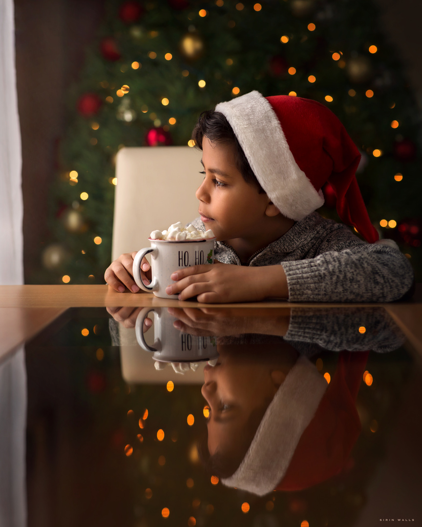 Waiting for Santa - "It's the most wonderful time of the year ..."