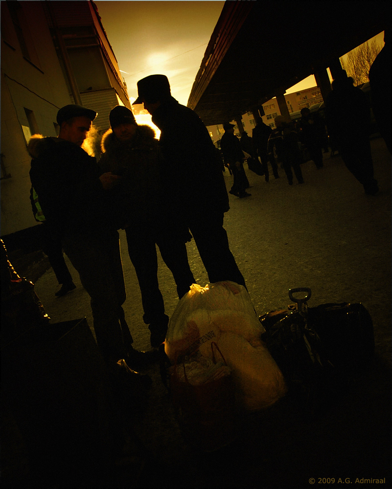 Waiting for the bus