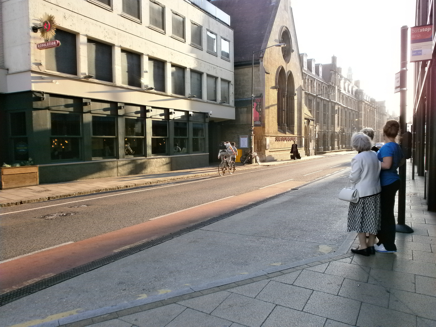 Waiting for the bus