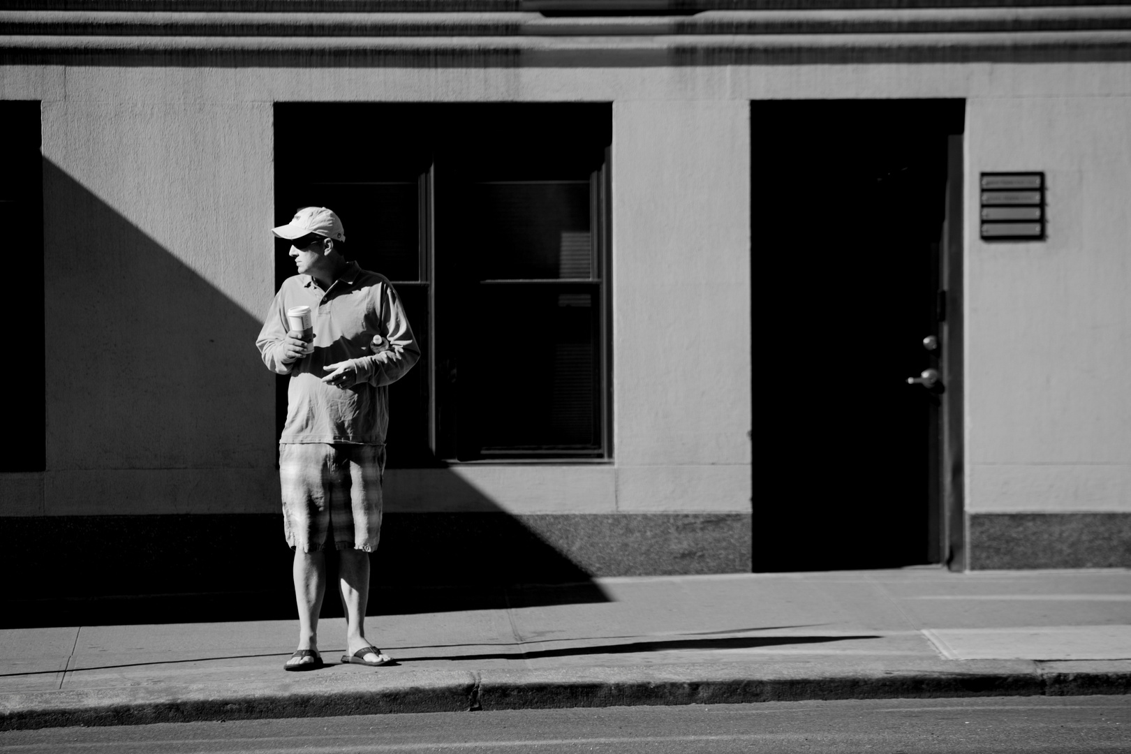 "waiting for the crowd", manhattan, n.y.