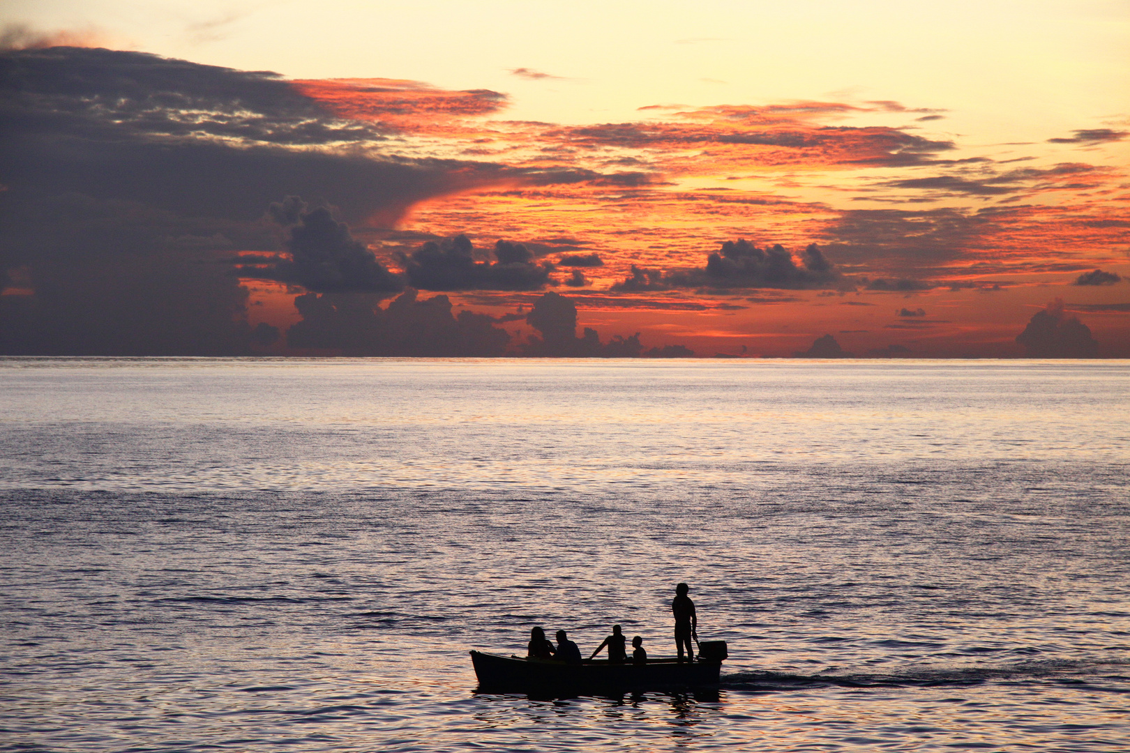 Waiting for the horizon.