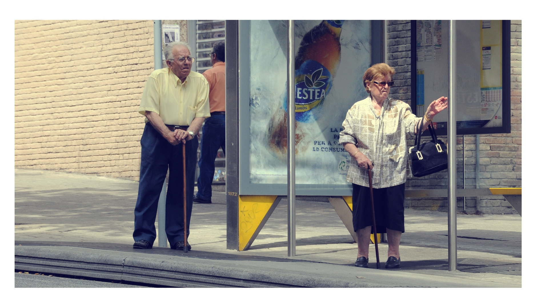 waiting for the modern walking help.