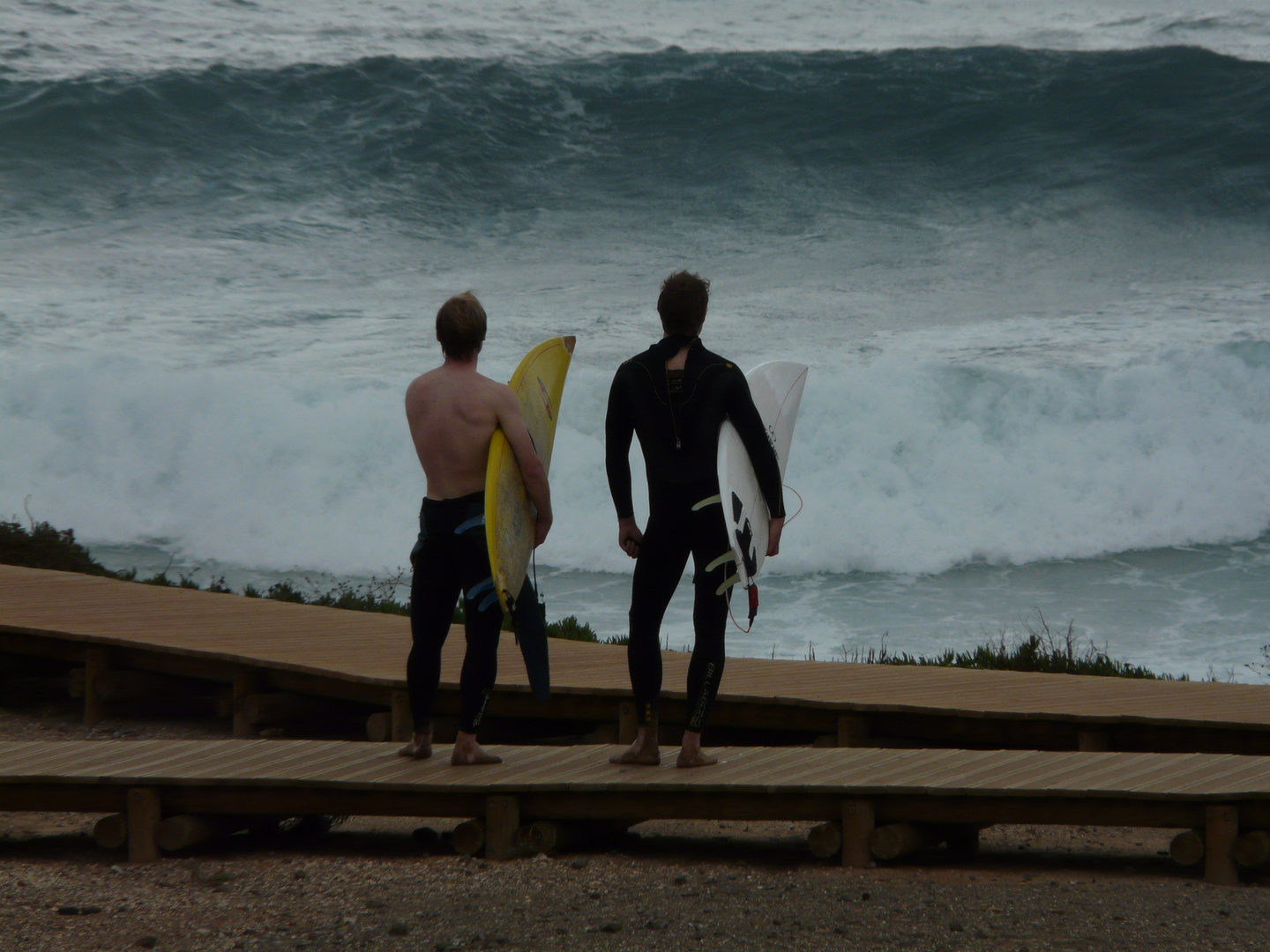 Waiting for the perfect wave