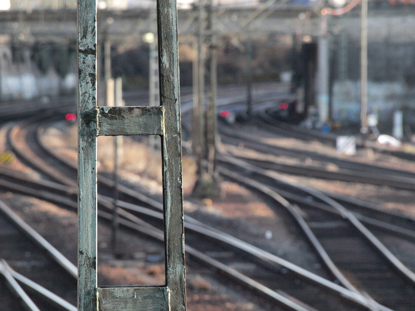 Waiting for the train