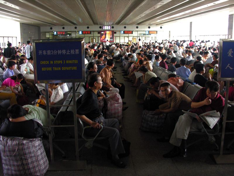 waiting for the Train