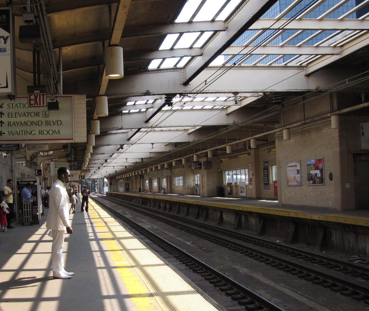 Waiting for the train to NYC