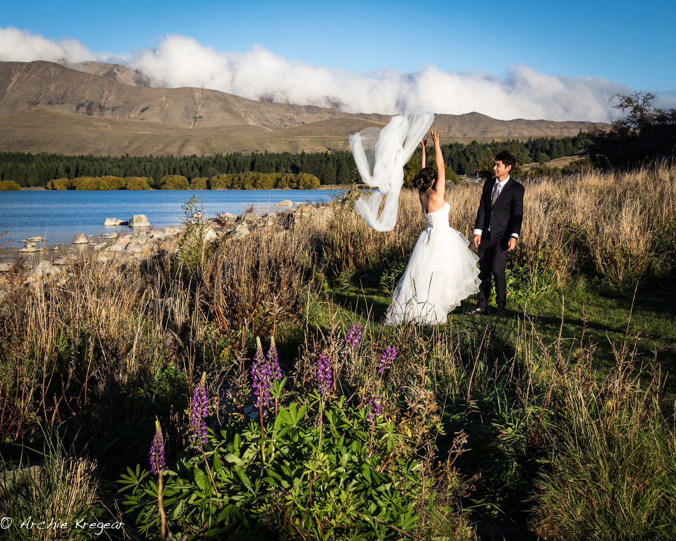 Waiting for the wedding photographer